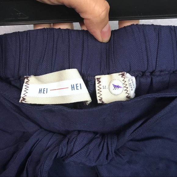 Anthropologie Hei Hei Leia Tie Knot Front Shorts - Picture 6 of 7